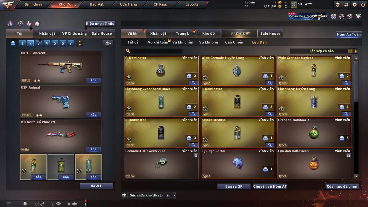 shop acc cf uy tin gia re